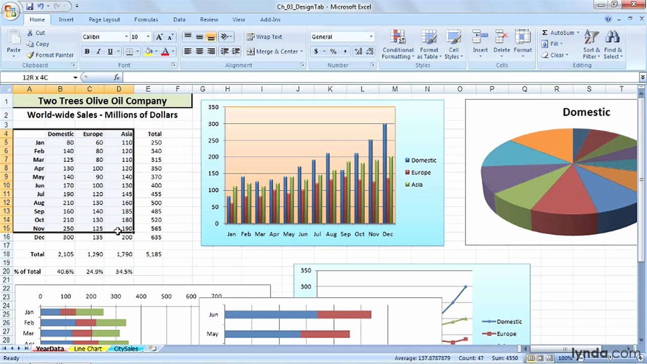 microsoft excel 2007 graph